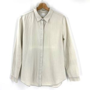AYR Hidden Placket Buttondown Shirt Sz M